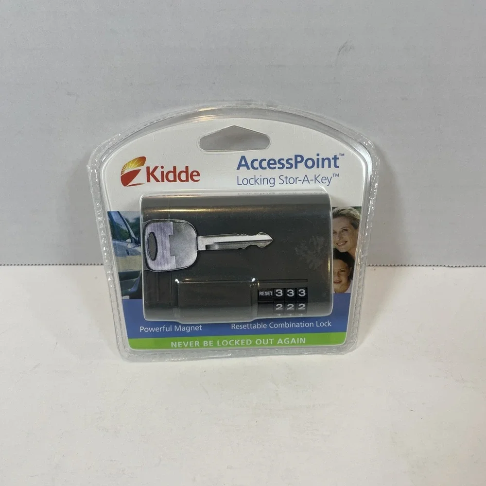 Kidde Key Case Unisex OS Gray AccessPoint Locking Stor-A-Key Magnetic 001844
